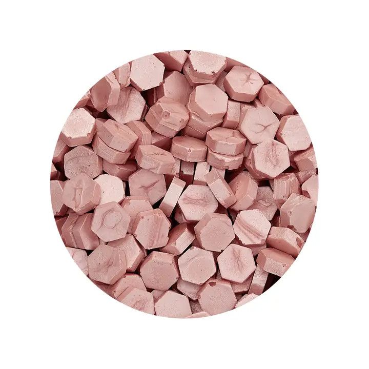 Sealing Wax Beads with Spoon - Champagne Pearl