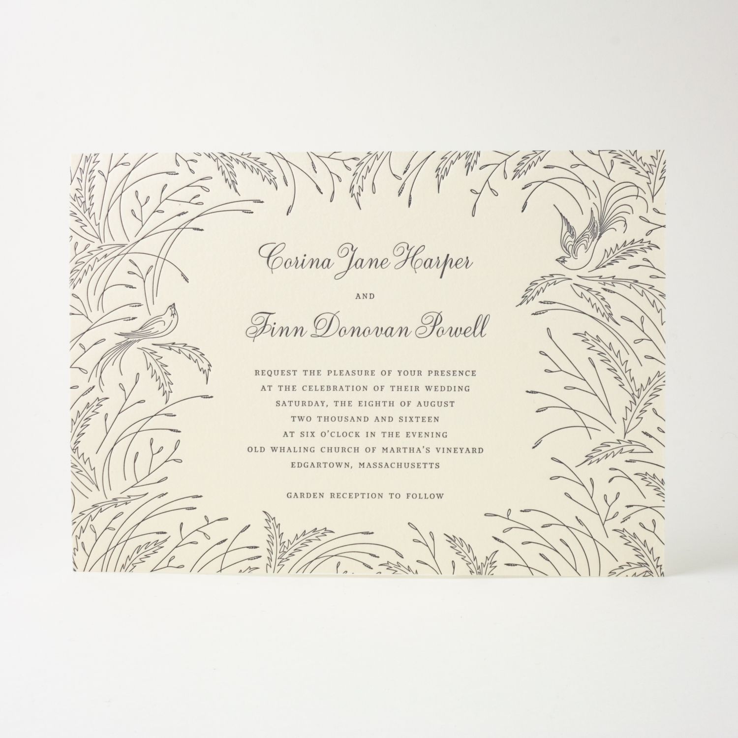 Aviary Wedding Invitation