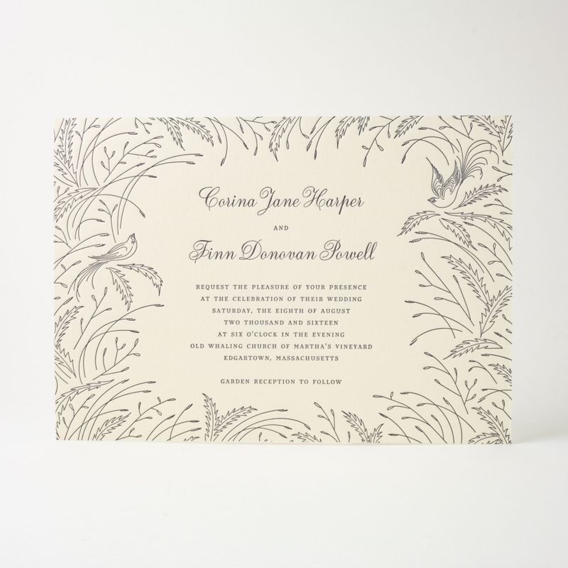 Aviary Wedding Invitation