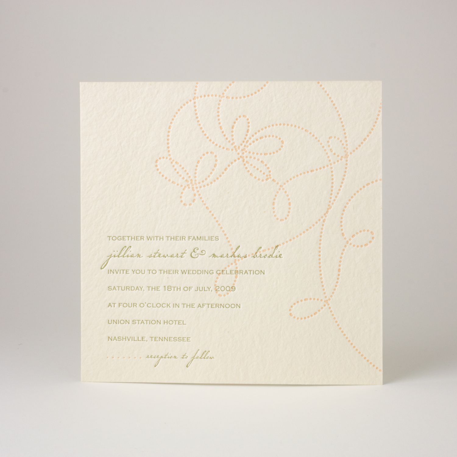 Loop Wedding Invitation