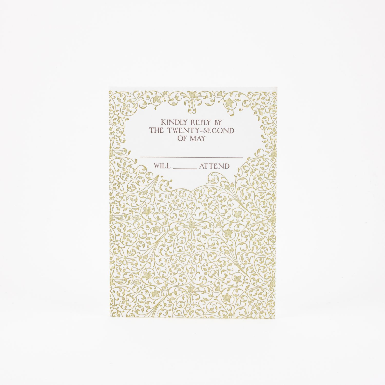 Filigree Wedding Invitation