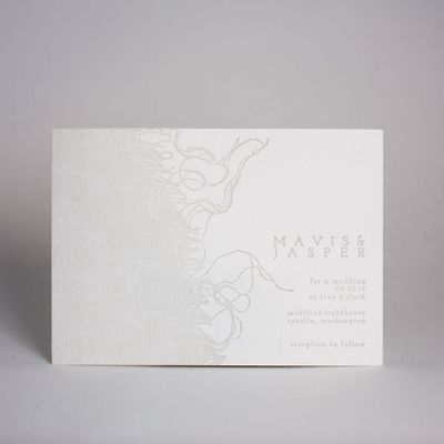 Woven Wedding Invitation