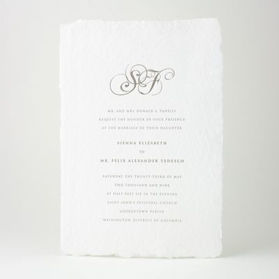 Ballroom Wedding Invitation