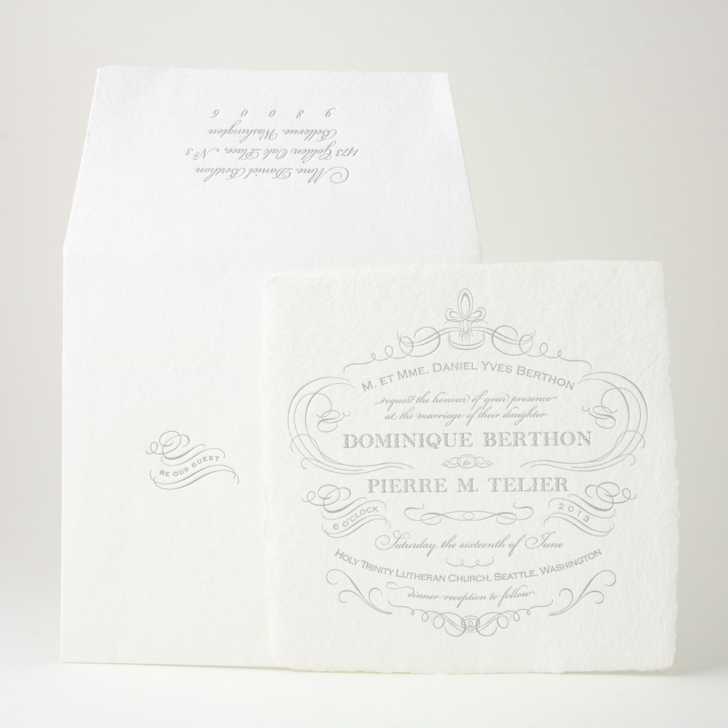 French Quarter Wedding Invitation