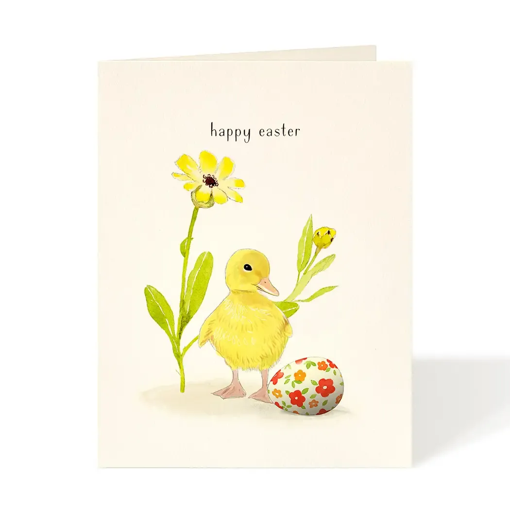 Daisy Duckling Easter Card