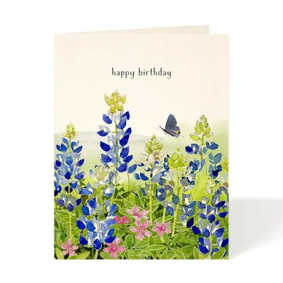 Birthday Bluebonnets Card