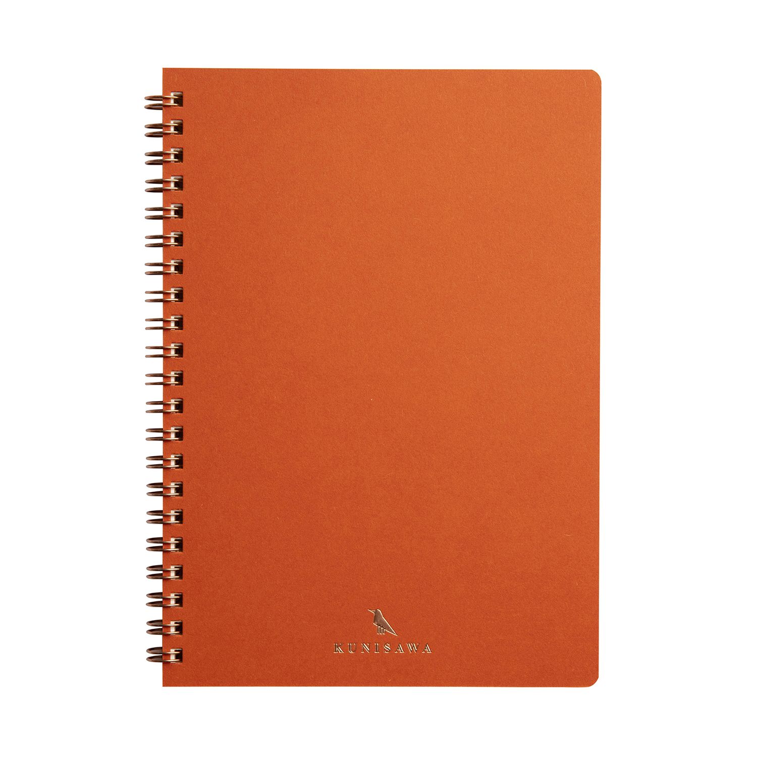 Kunisawa - A5 Find Ring Notebook - Tangerine, Grid