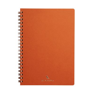 Kunisawa - A5 Find Ring Notebook - Tangerine, Grid