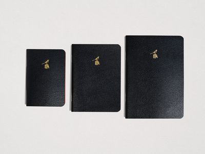 Bieffe Roma - Black Leather Notebook - Small