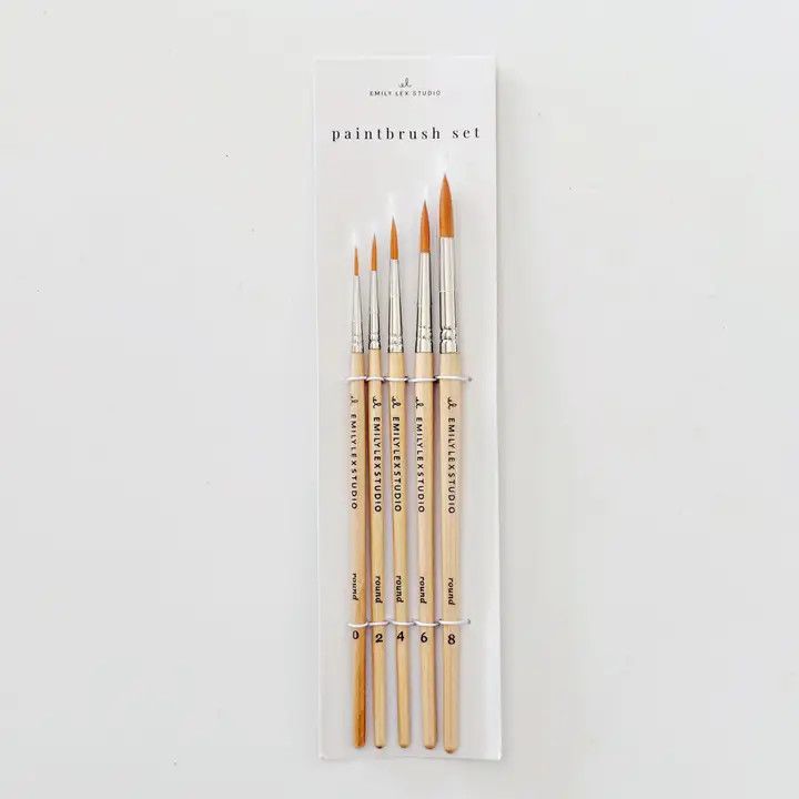 Watercolor Paintbrush Set