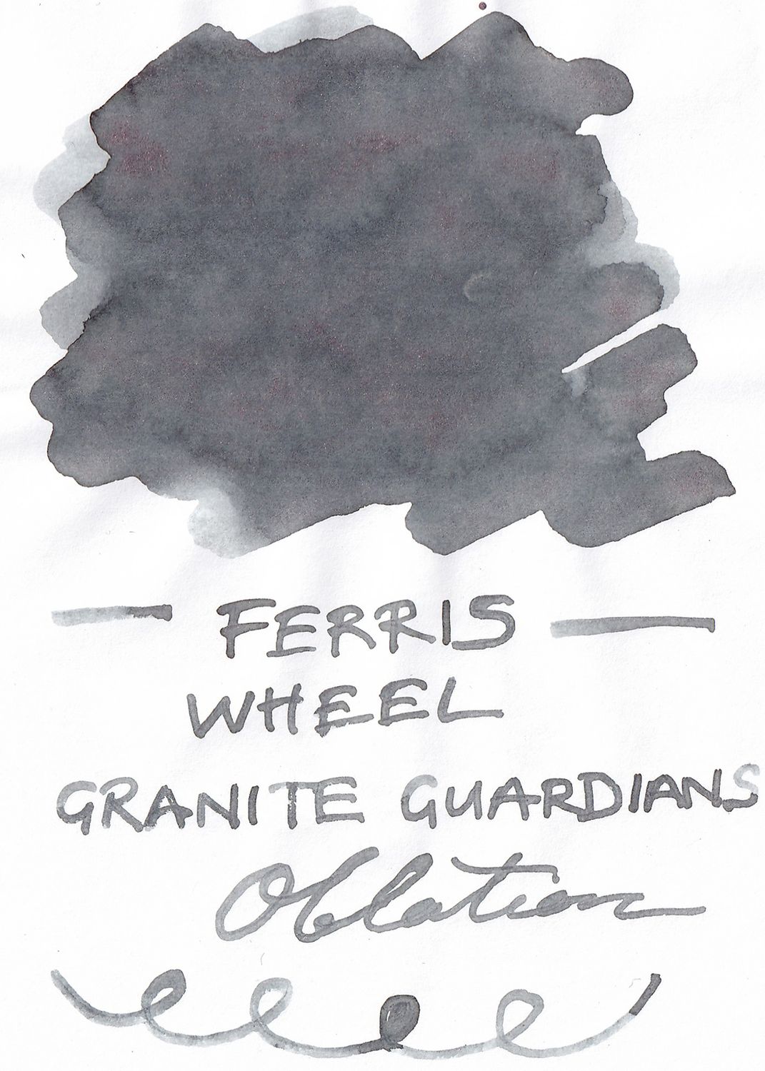 Ferris Wheel Press Granite Guardians Bottled Ink (85ml)