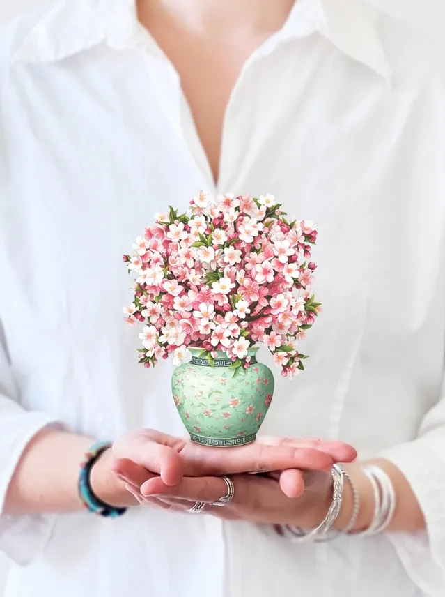 Mini Japanese Cherry Pop Up Card