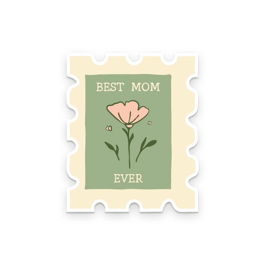 Floral Stamp Mother's Day Sticker