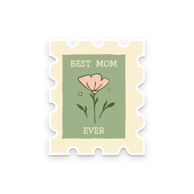 Floral Stamp Mother's Day Sticker