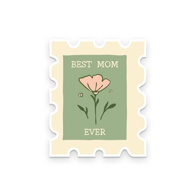 Floral Stamp Mother's Day Sticker