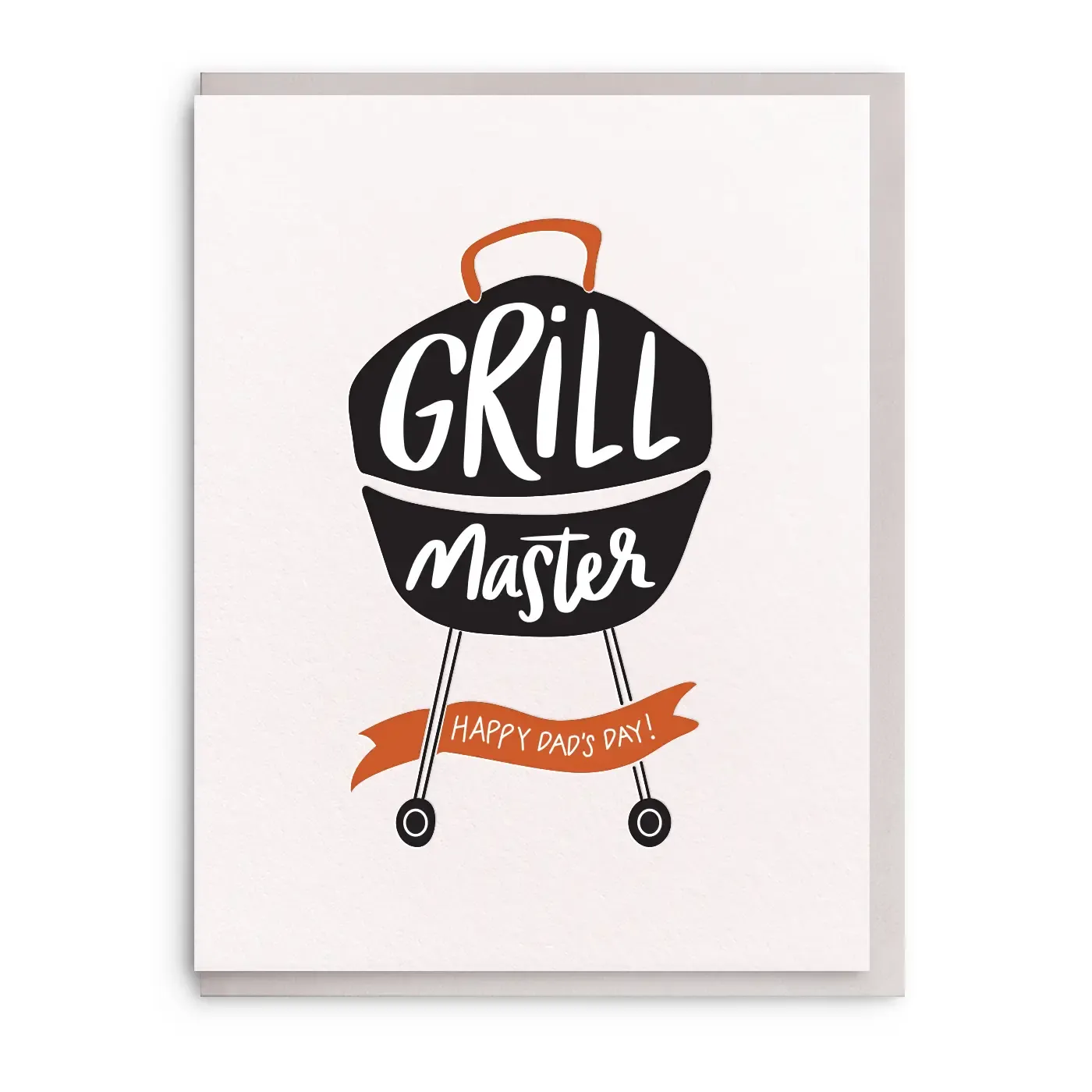 Grill Master Letterpress Father's Day Greeting Card