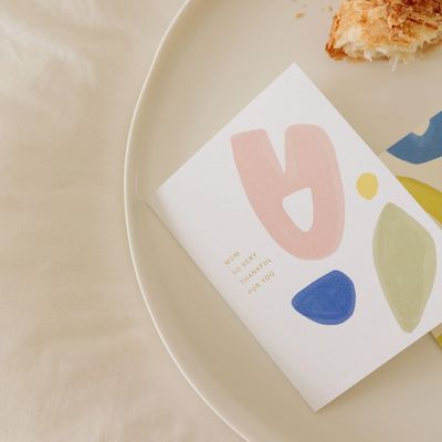 Mom Thankful for You Floral Card