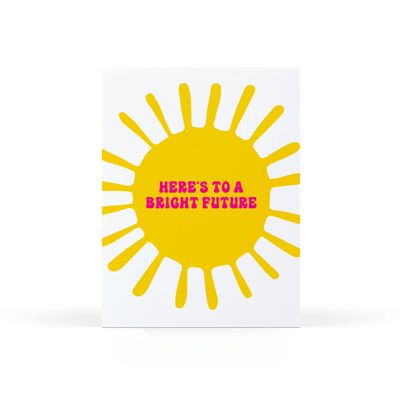 Bright Future Letterpress Card