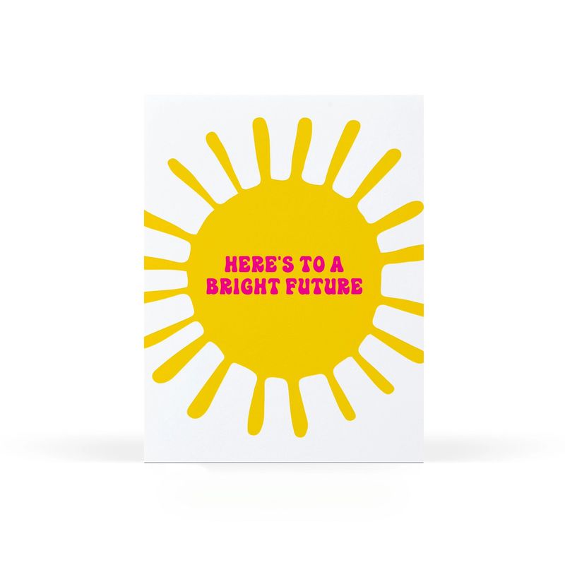 Bright Future Letterpress Card