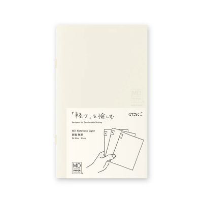 Midori MD Notebook Light B6 Slim Blank - Set of 3