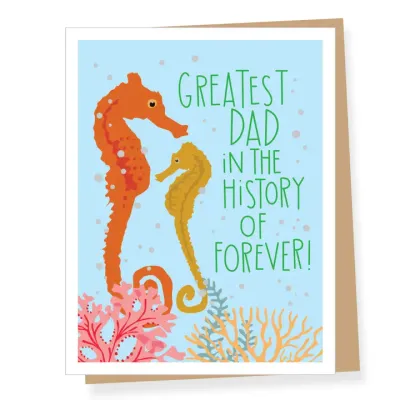 Sea Horses Father's Day Card