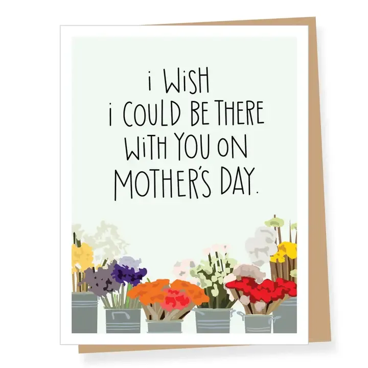 Be There With You Mother's Day Card
