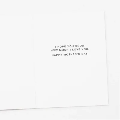 Be There With You Mother's Day Card