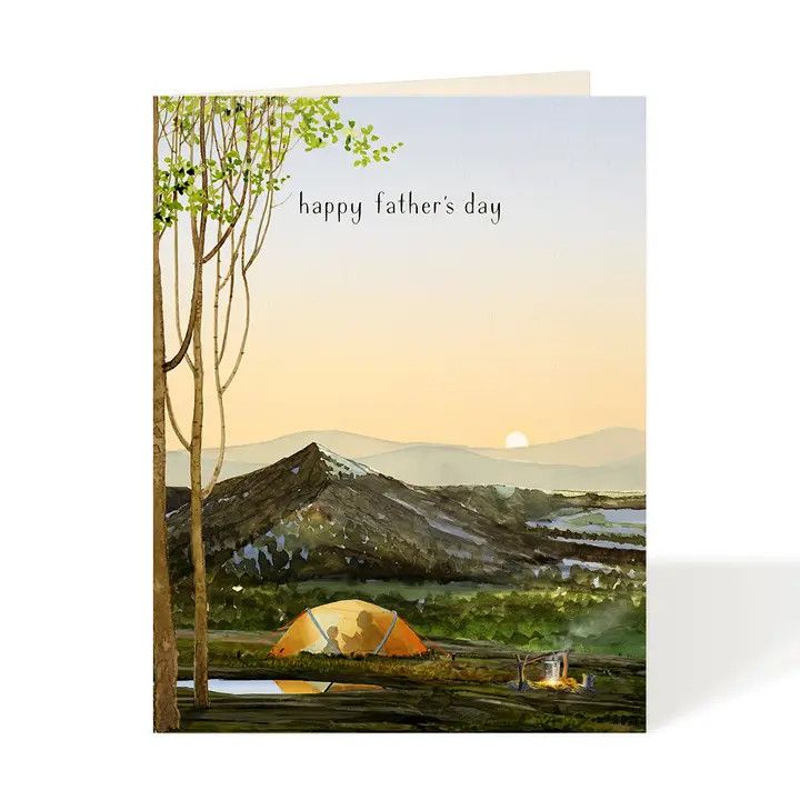 Camping Story Father's Day Card