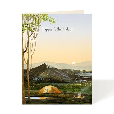 Camping Story Father's Day Card