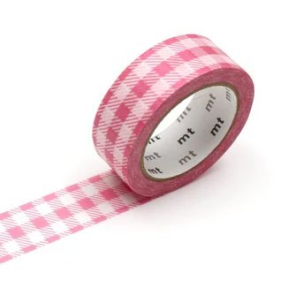 Delicate Checkered Pink Washi Tape