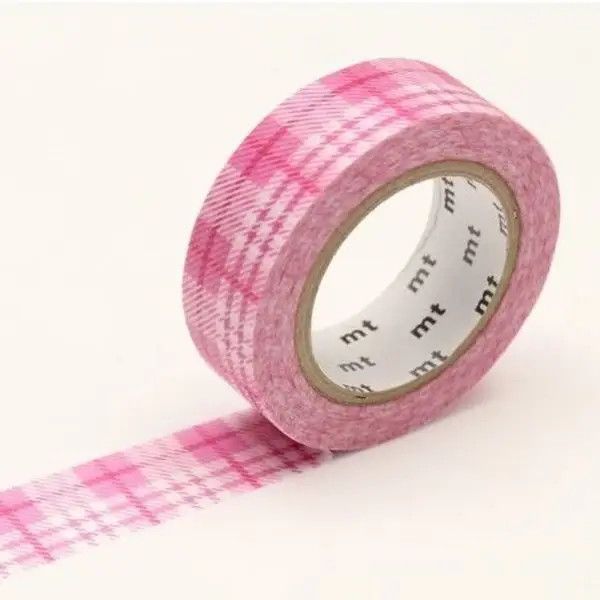 Check Light Pink Washi Tape