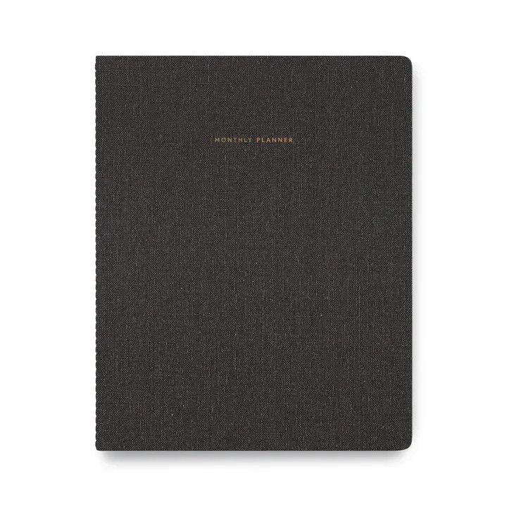 Appointed Monthly Planner Charcoal Grey