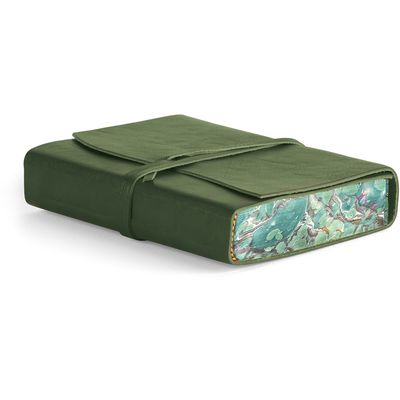 Roma Lussa Green Leather Journal 5x7"