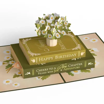 Cheers To A New Chapter Birthday Pop-Up Card