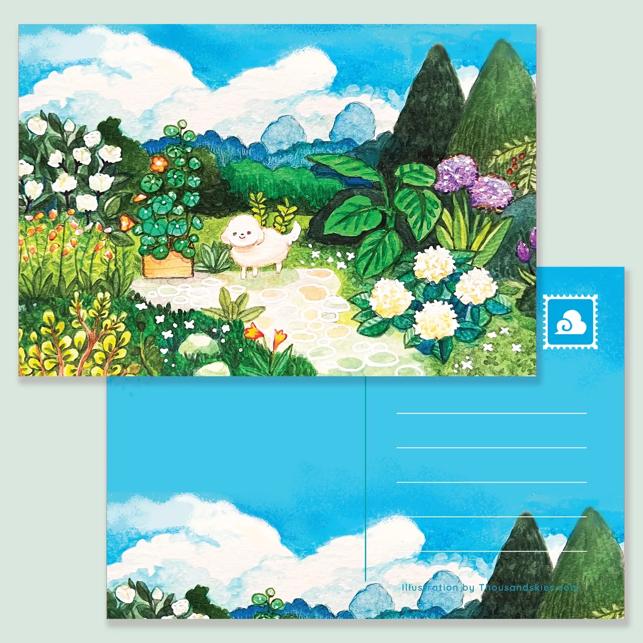 Secret Garden Postcard