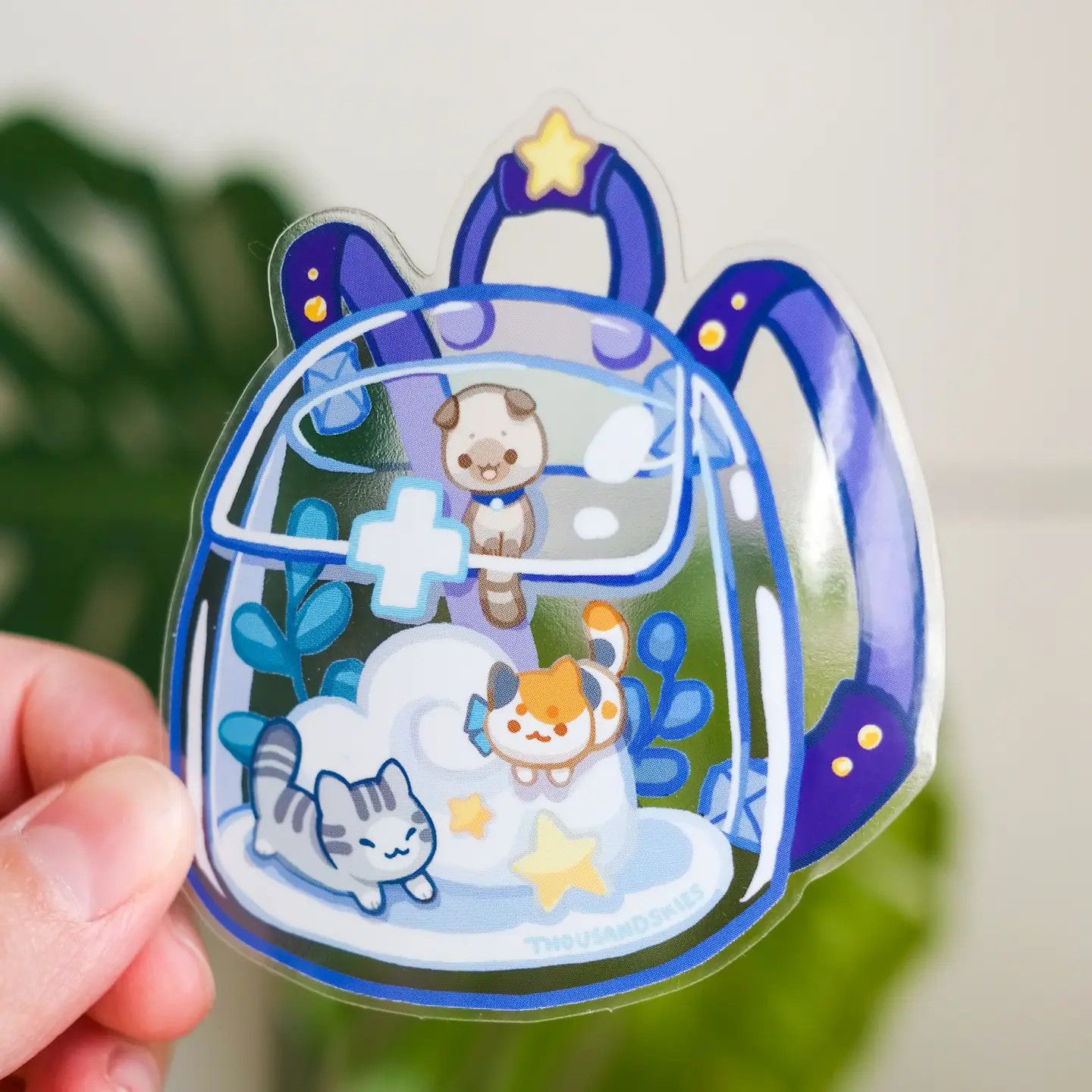 Kittens Bag Vinyl Sticker