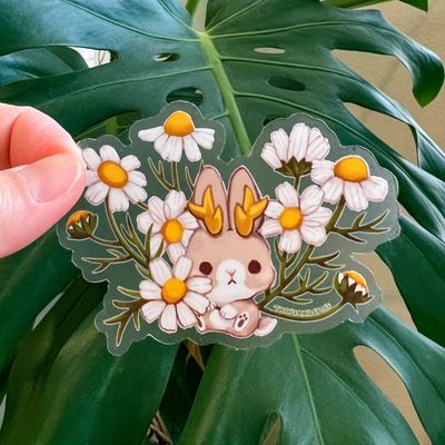 Jackalope's Garden Vinyl Sticker