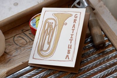 Gratituba Letterpress Cards (box of 6)