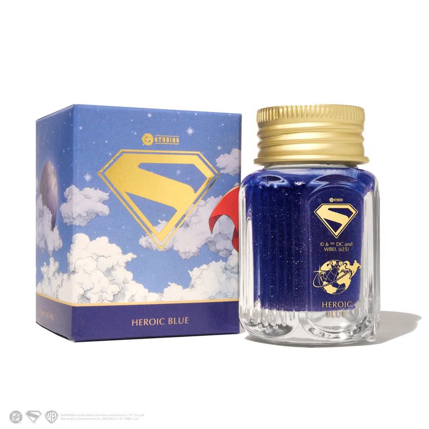 Ferris Wheel Press Superman Heroic Blue Bottled Ink (28ml)