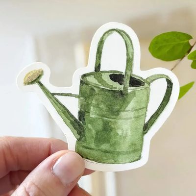 Watering Can Sticker