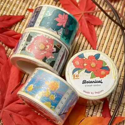 Botanical Stamp Washi Tape