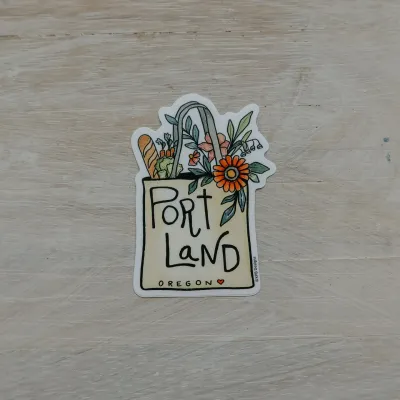 Portland Tote Vinyl Sticker