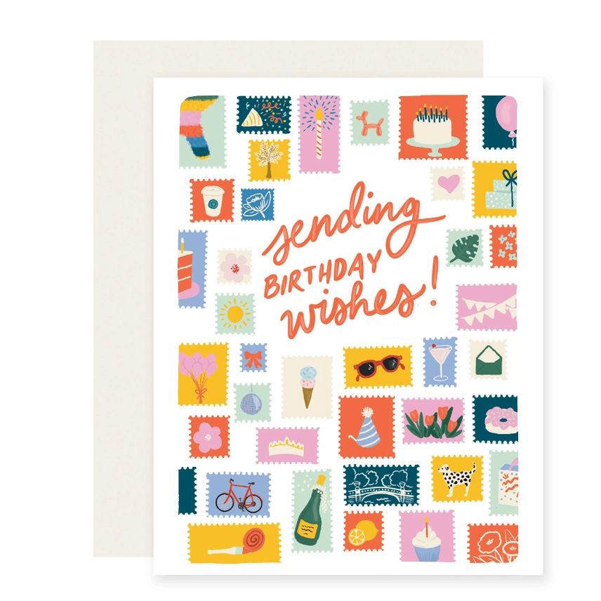 Sending Birthday Wishes Card