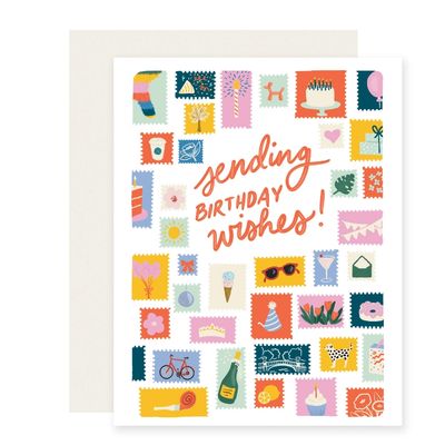 Sending Birthday Wishes Card