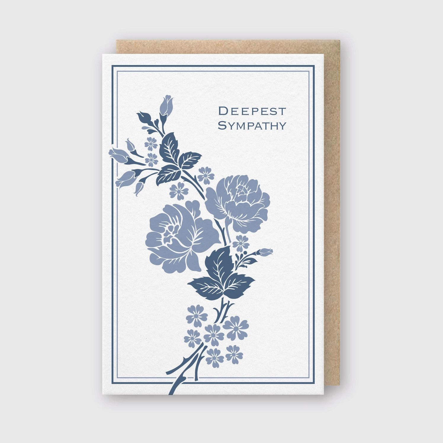 Deepest Sympathy Letterpress Card