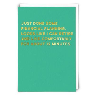 12 Minutes Greeting Card