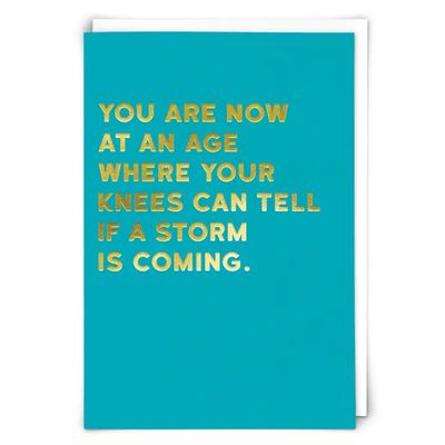 Storm Knees Greeting Card
