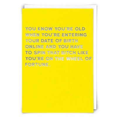 Wheel of Fortune Greeting Card