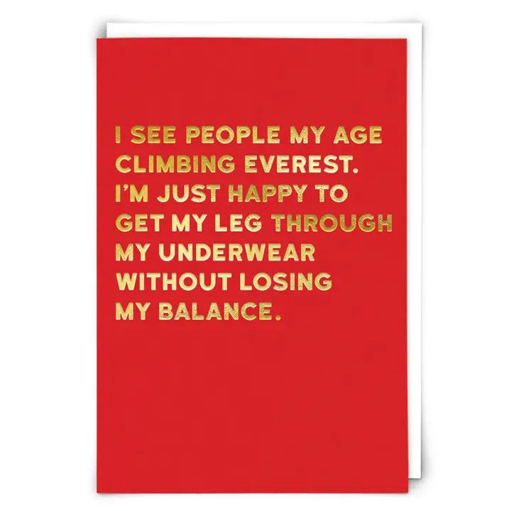 Climbing Everest Greeting Card