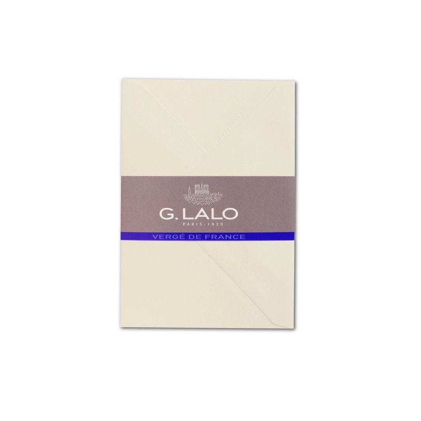 G. Lalo Gummed Envelopes - Ivory (pack of 25)